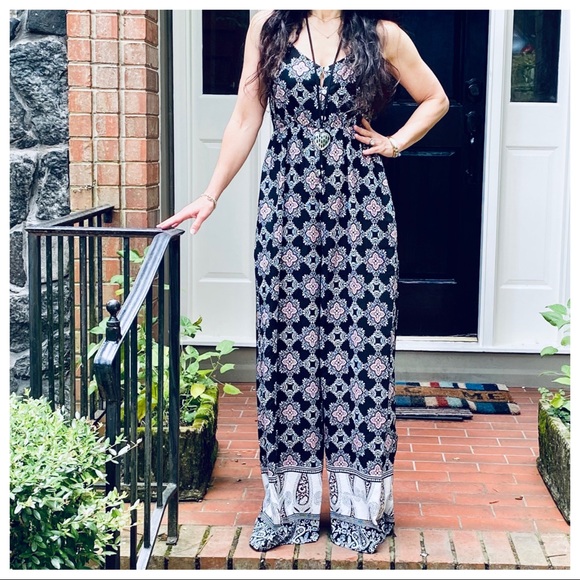 #03 GORGEOUS PRINT WIDE LEG TANK JUMPSUIT - Picture 14 of 16